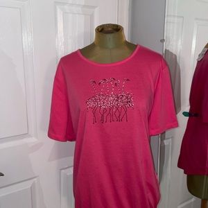 Hot Pink with Bling T-Shirt